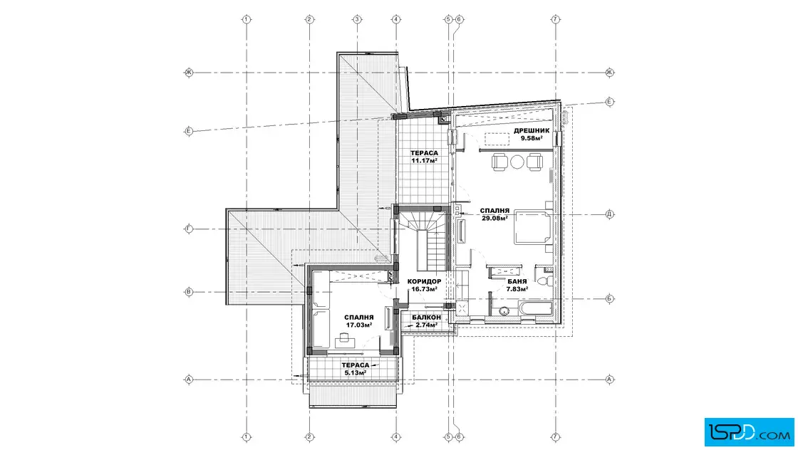 План на втори етаж