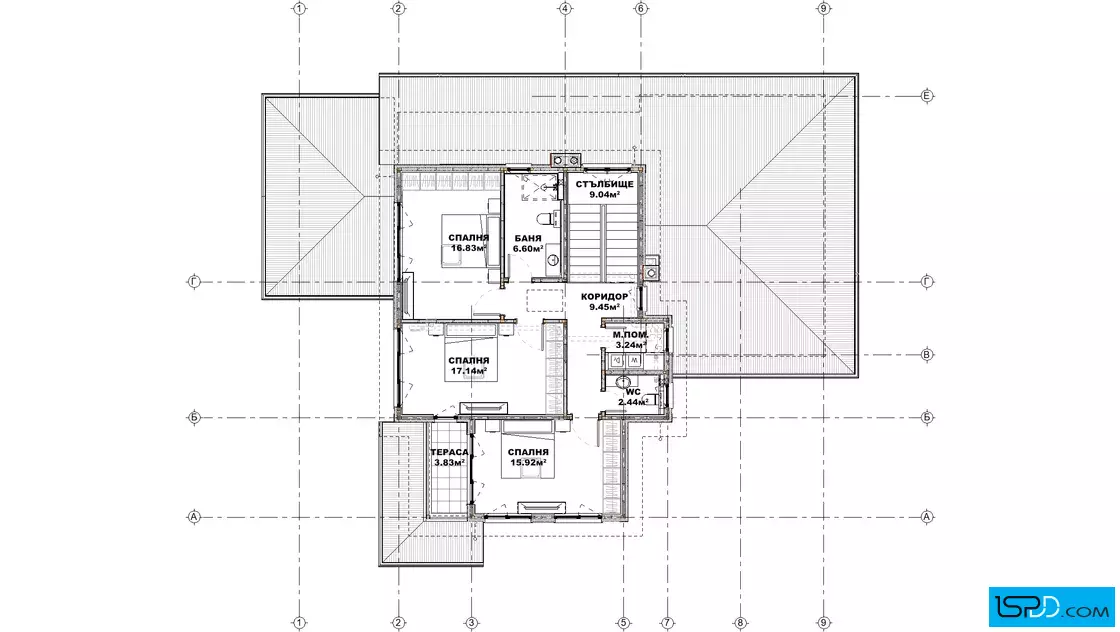 План на втори етаж План на втори етаж