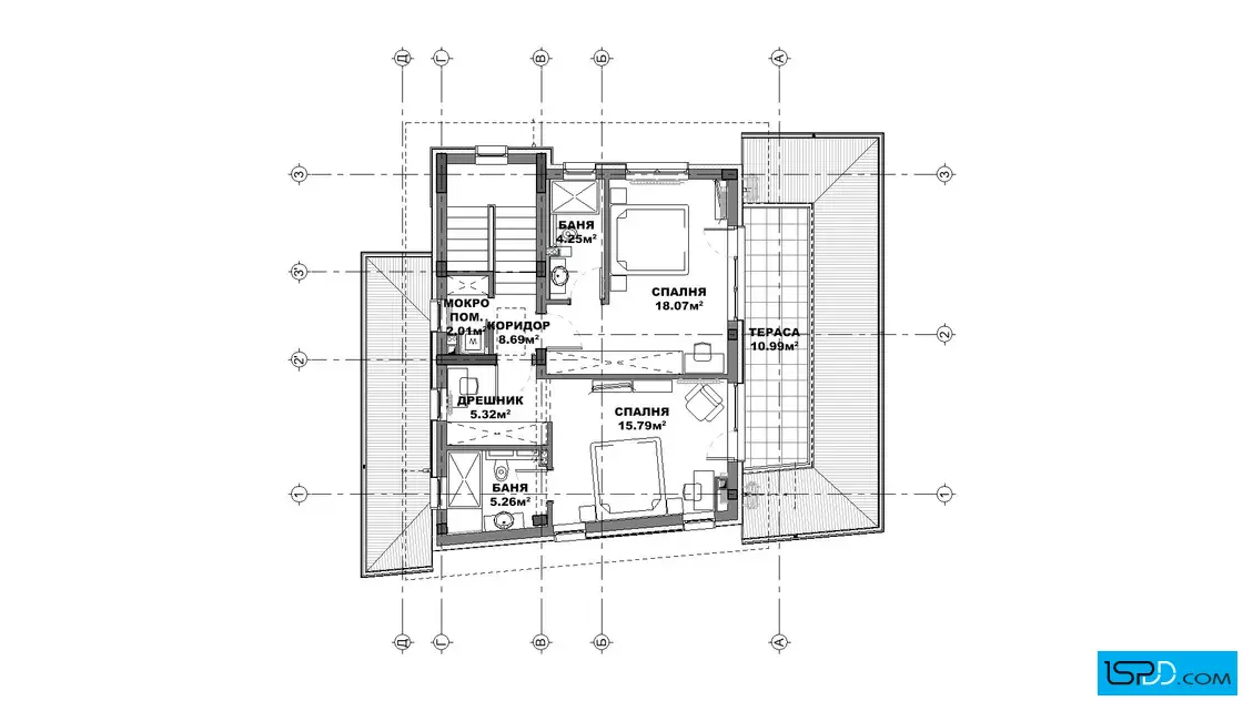 План на втори етаж