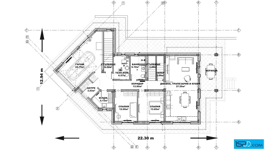 План на първи етаж