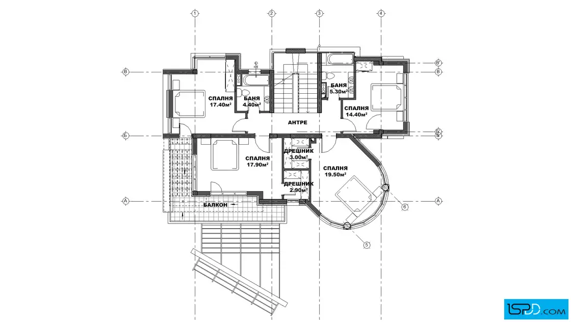 План на втори етаж