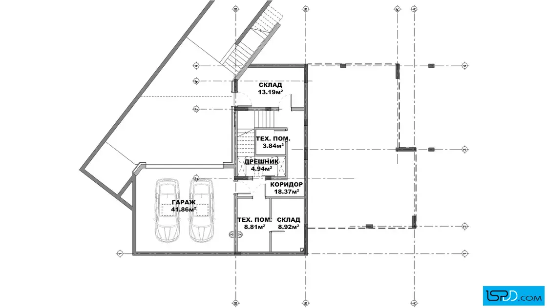 План на подземен етаж