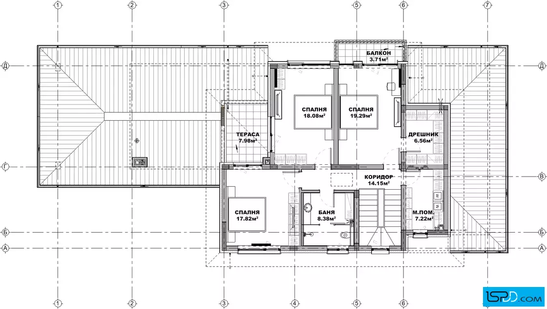 План на втори етаж