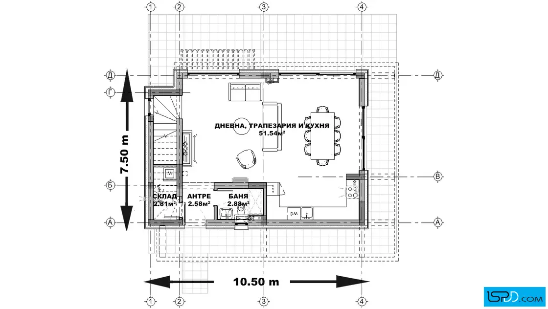 План на първи етаж