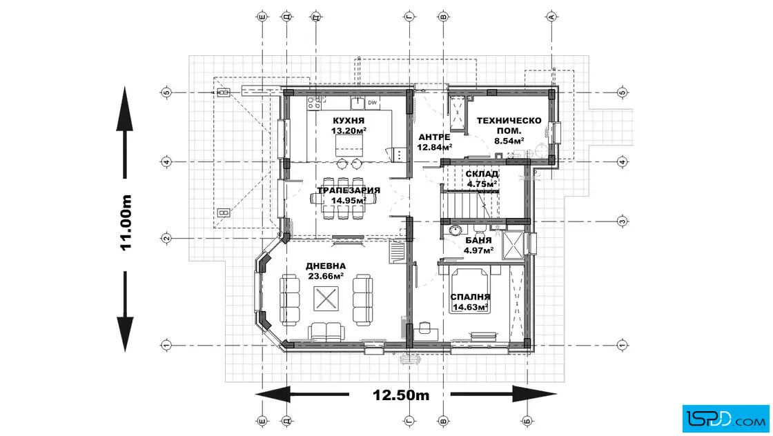 План на първи етаж