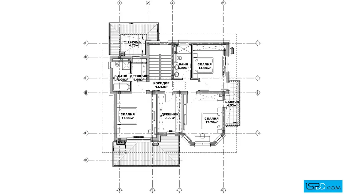 План на втори етаж