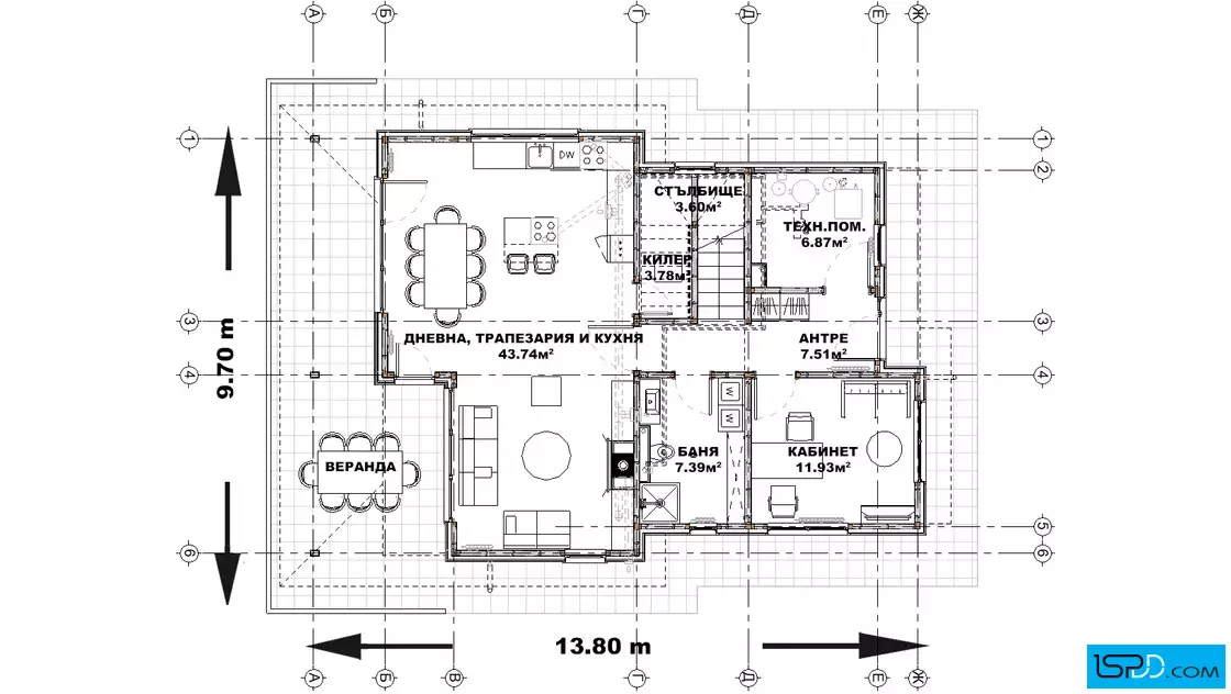 План на първи етаж