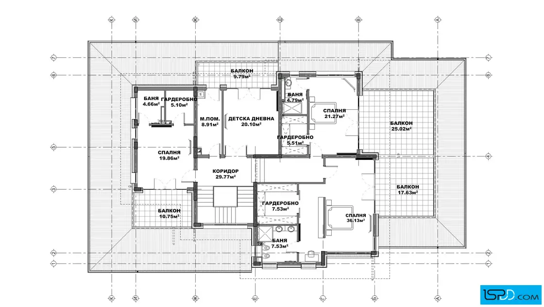 План на втори етаж