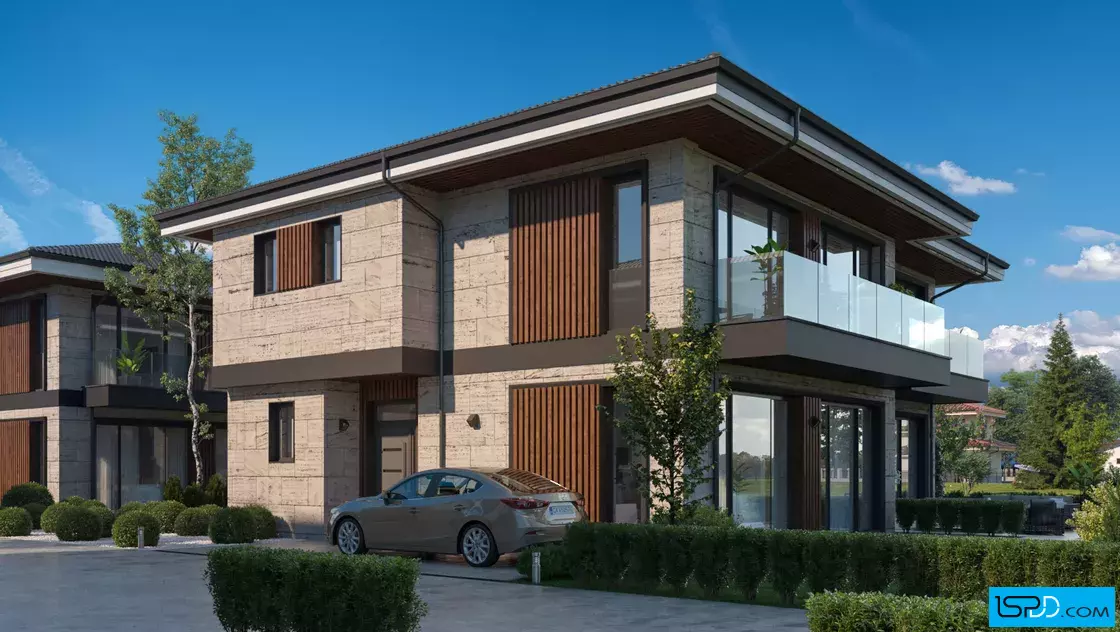 Проект на къща в м. Косанин дол, гр. София