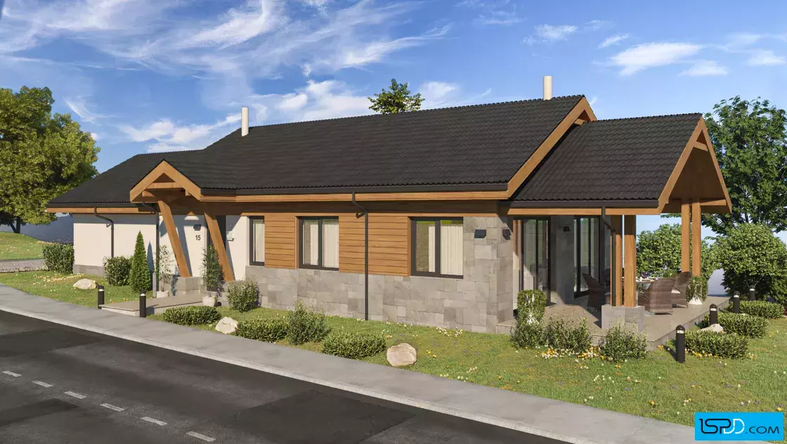 Проект на къща в гр. Нови Искър