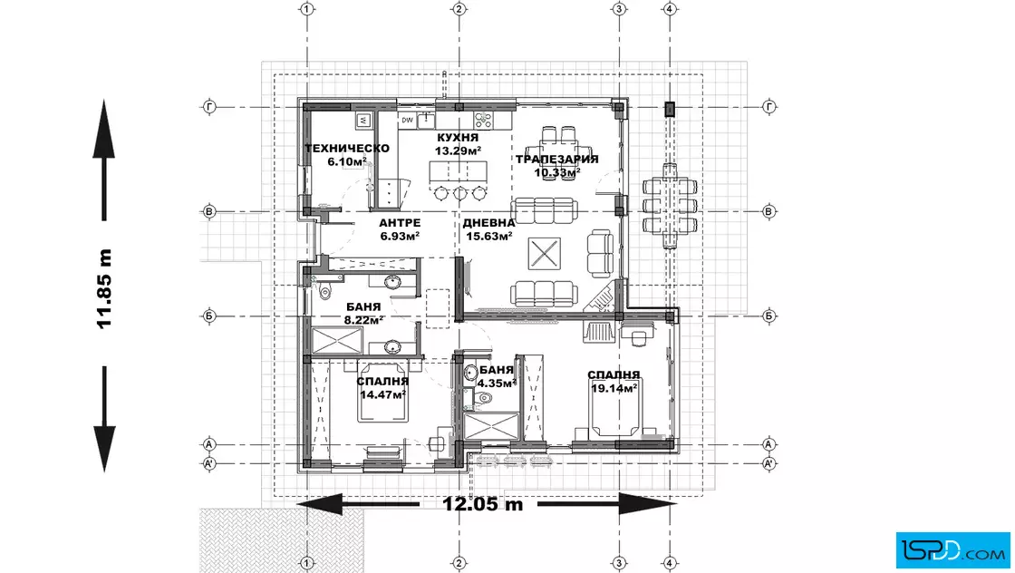 План на първи етаж