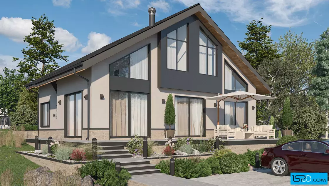 Проект на къща в с. Долна Диканя