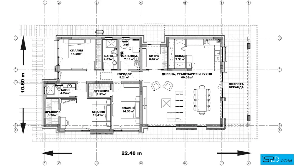 План на първи етаж План на първи етаж