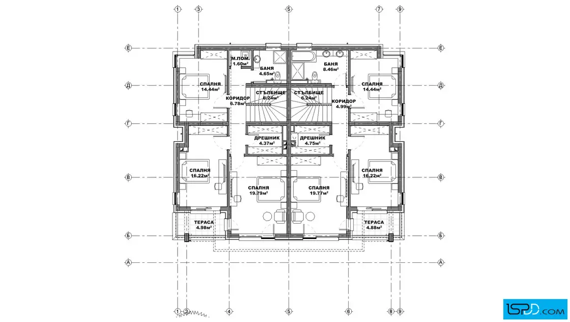План на трети етаж