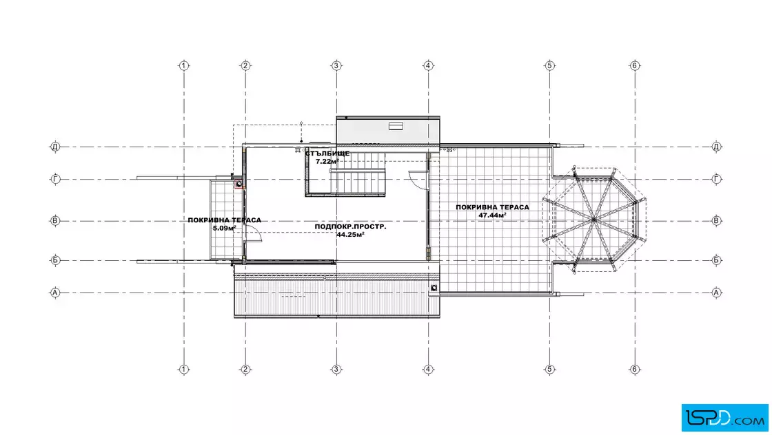 План на трети етаж