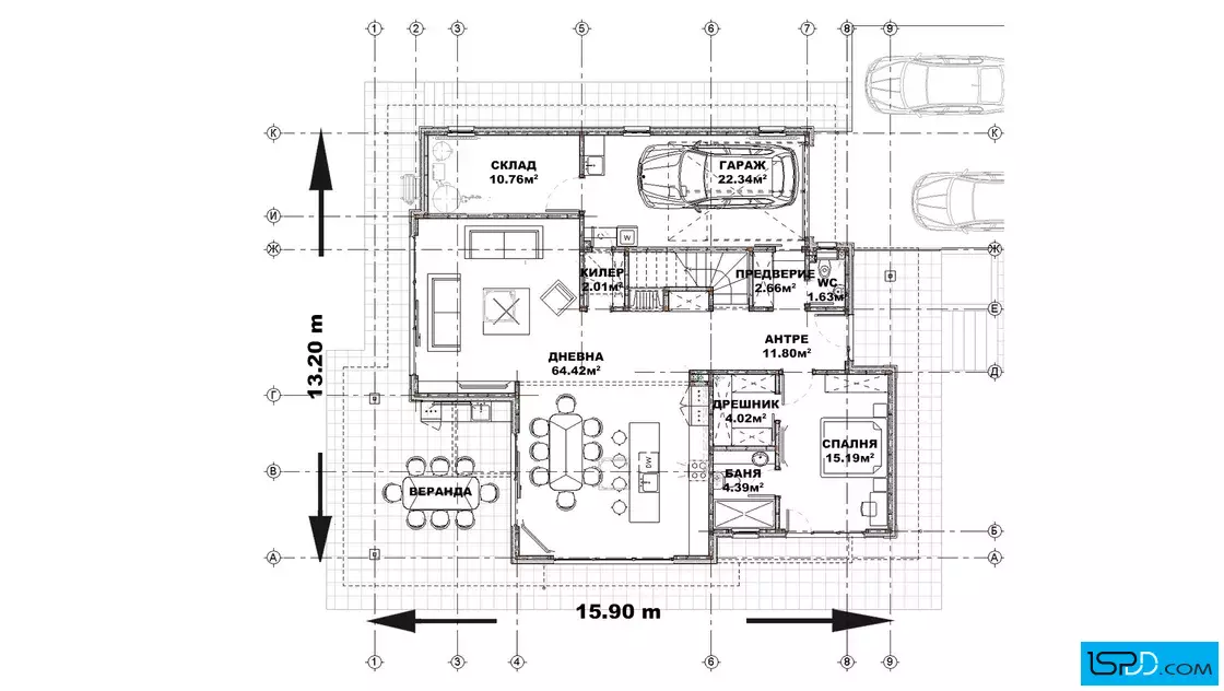 План на първи етаж