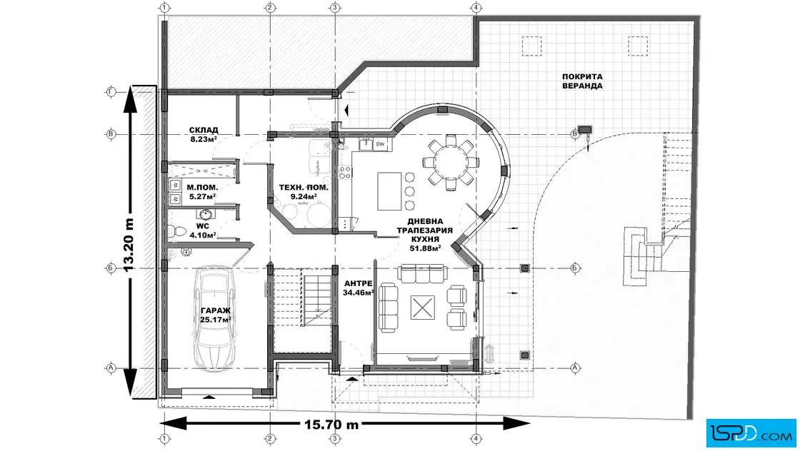 План на подземен етаж