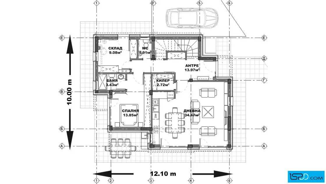 План на първи етаж
