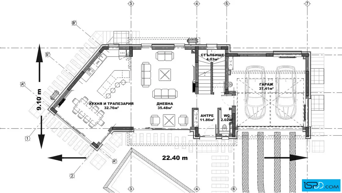 План на първи етаж