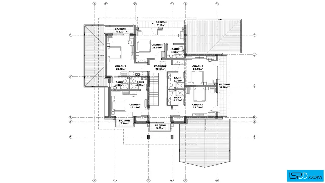 План на втори етаж