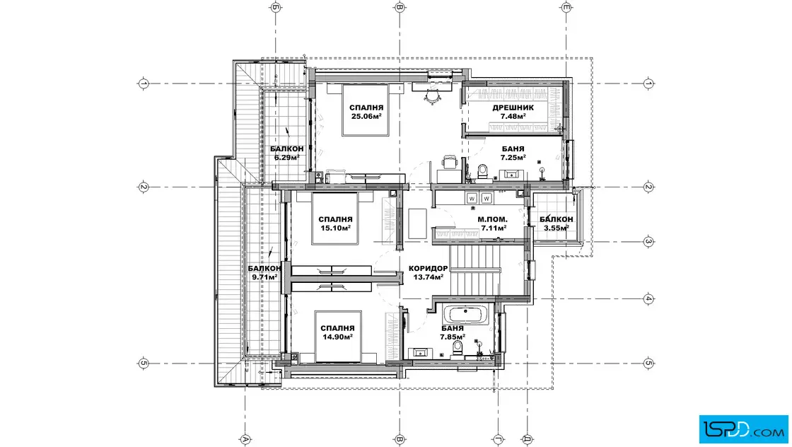 План на втори етаж