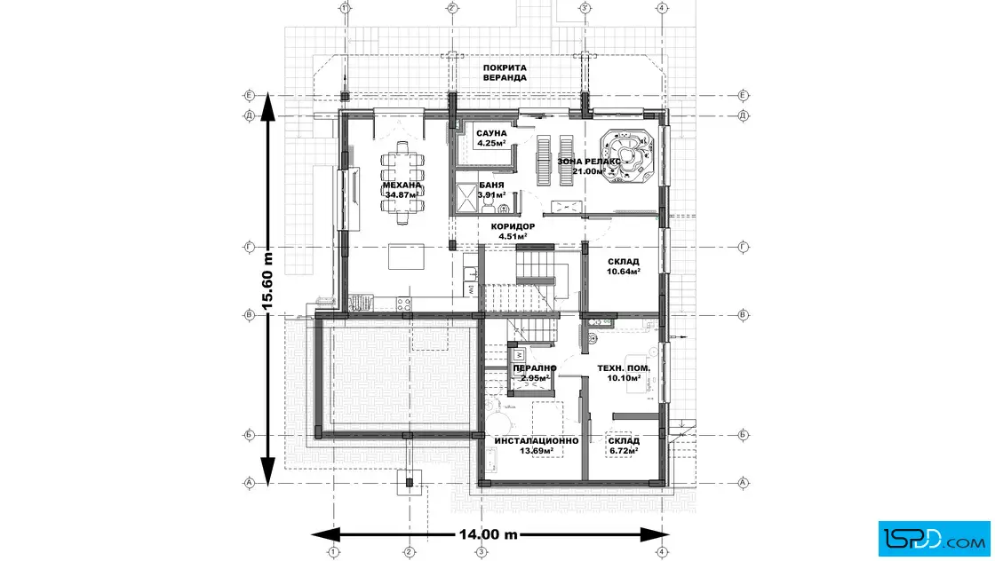 План на подземен етаж