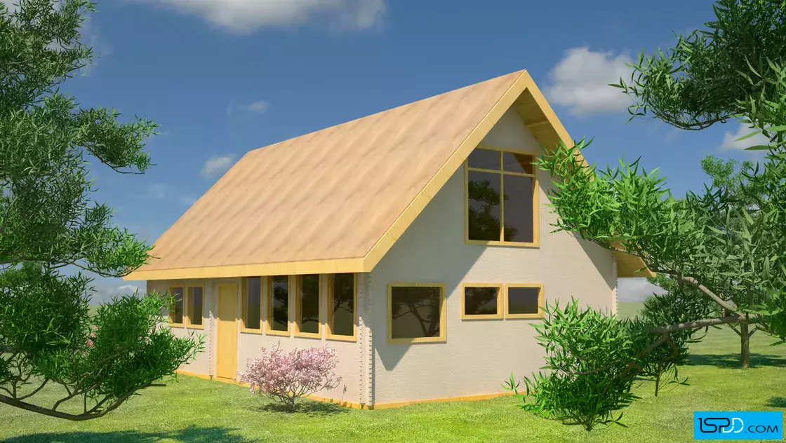 Проект 20 - Дървена слобяема къща