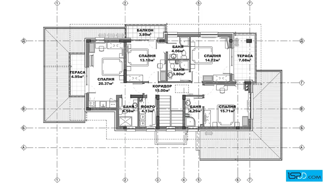 План на втори етаж