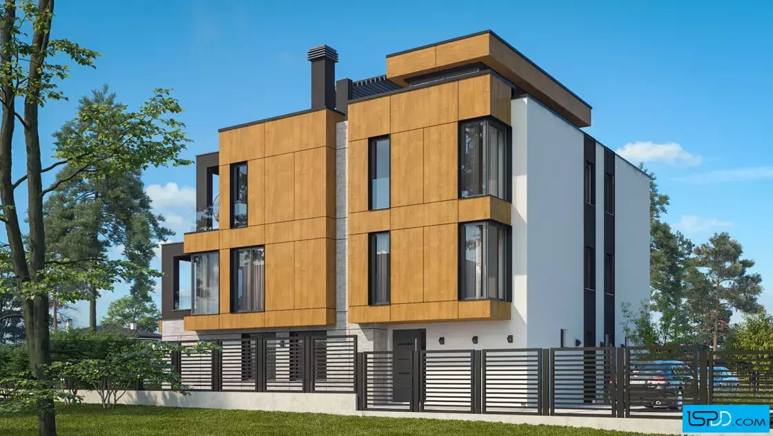 Проект на трифамилна къща в гр. София