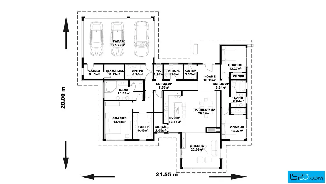 План на първи етаж