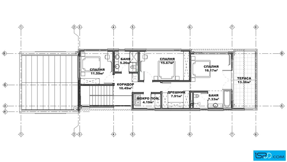 План на втори етаж