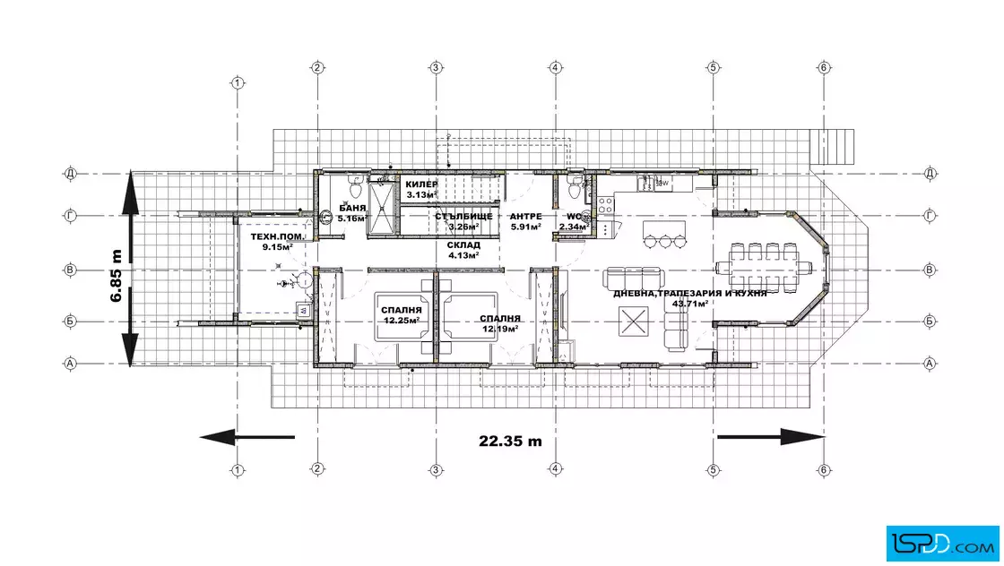 План на първи етаж