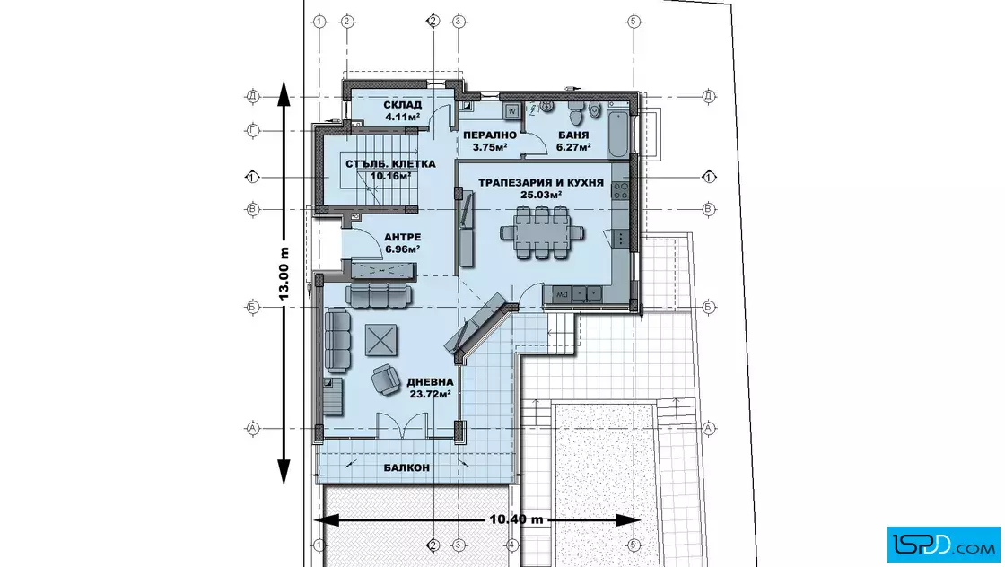 План на първи етаж