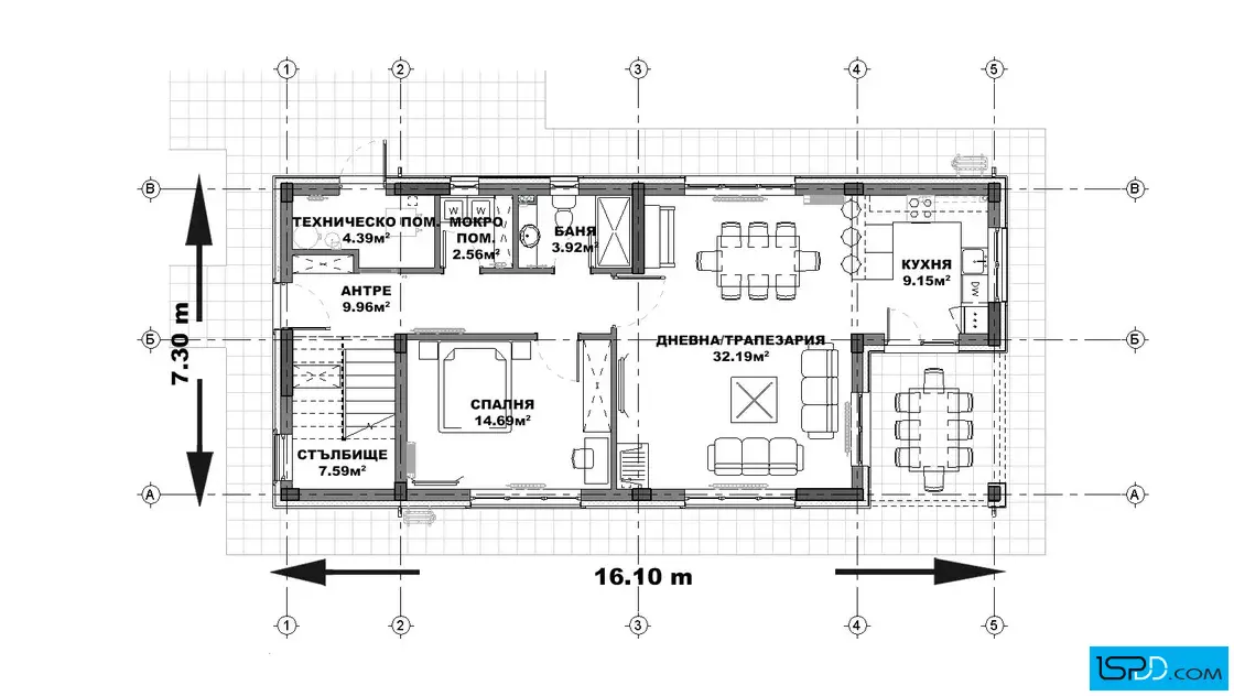 План на първи етаж