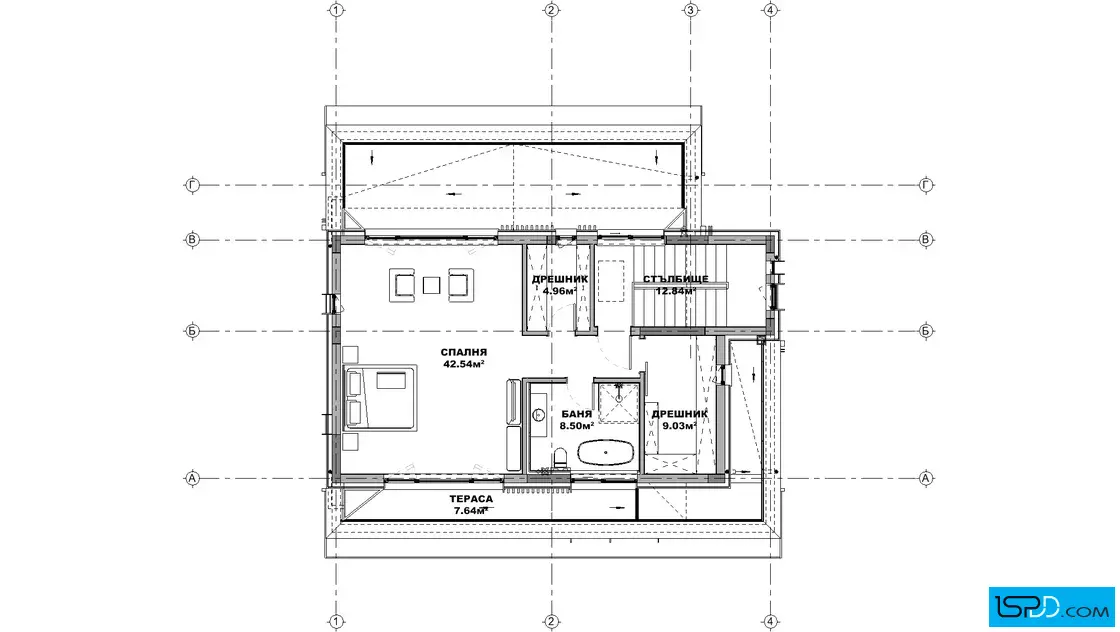План на трети етаж