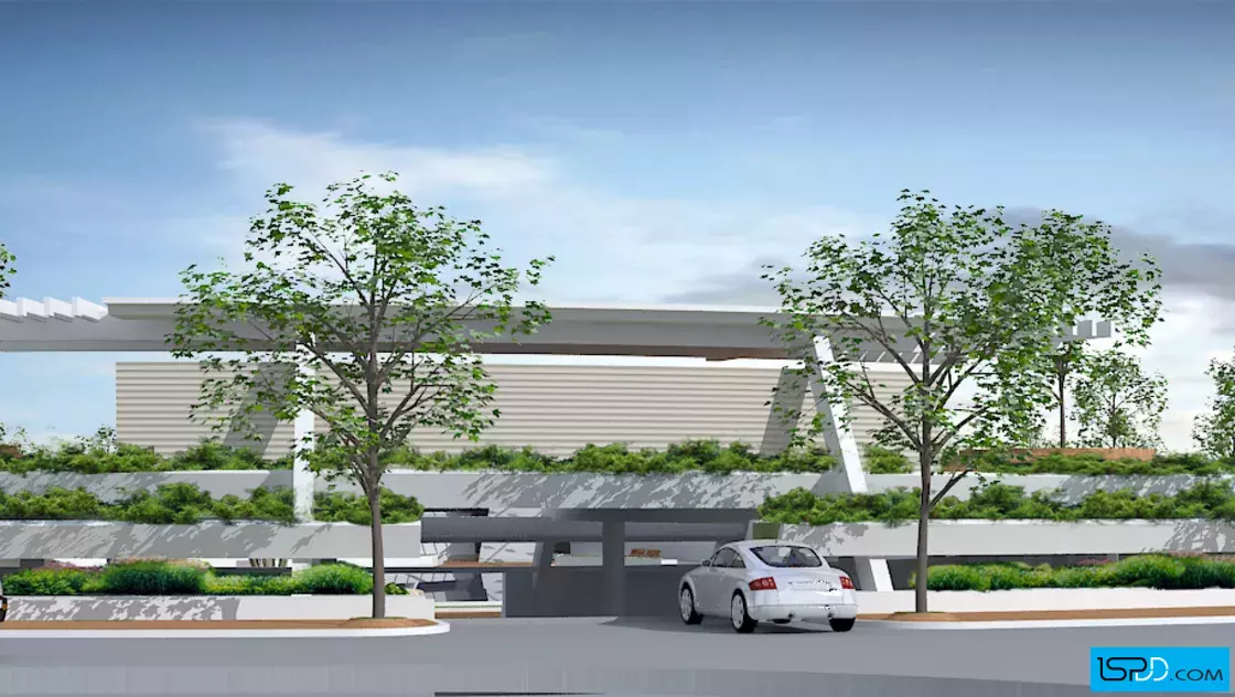 Паркинг и търговска площ