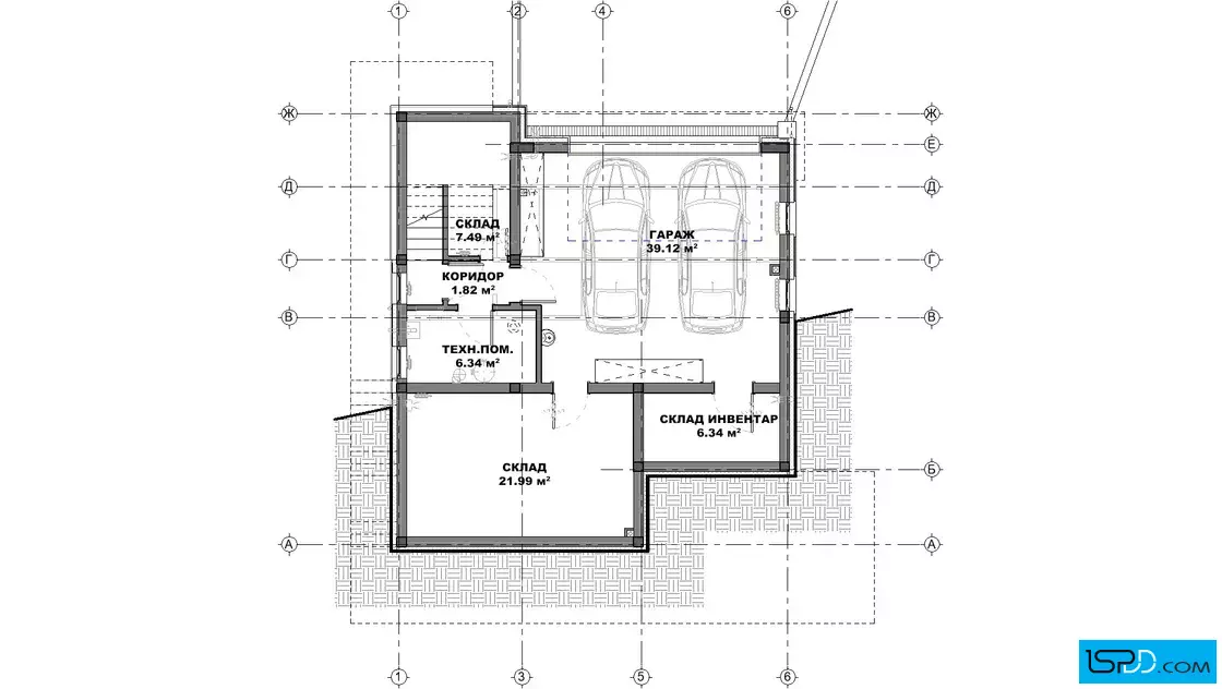 План на подземен етаж