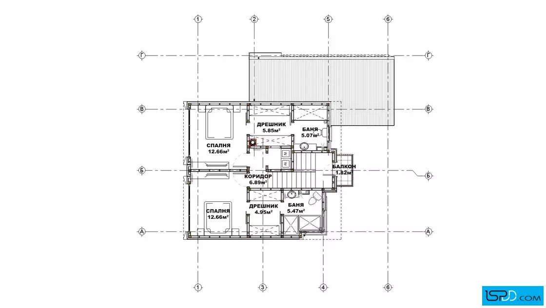 План на втори етаж