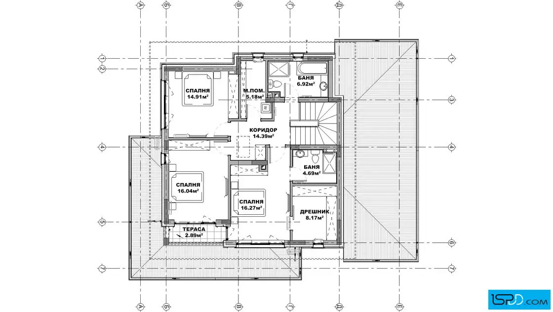 План на втори етаж
