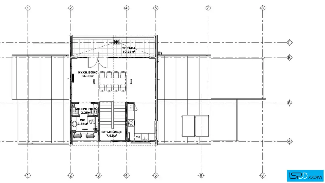 План на трети етаж