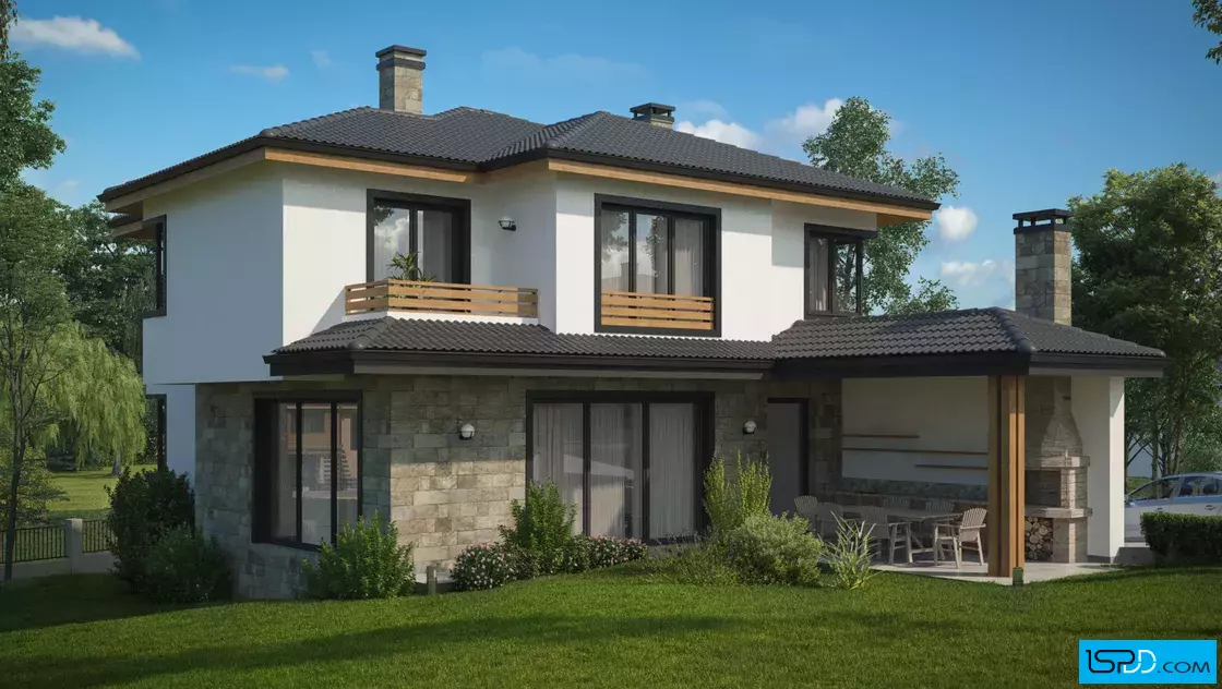 Проект на къща в Косанин дол