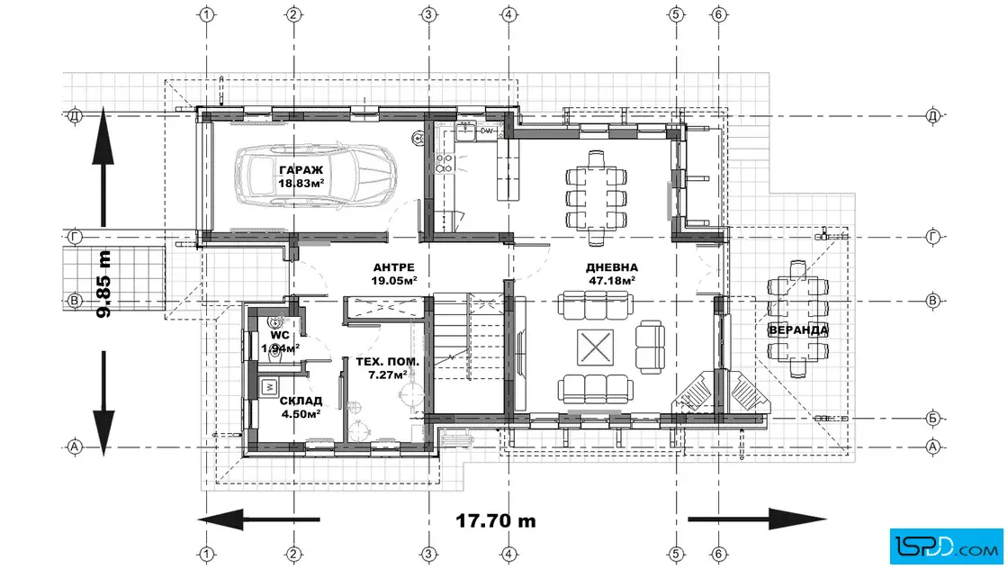 План на първи етаж
