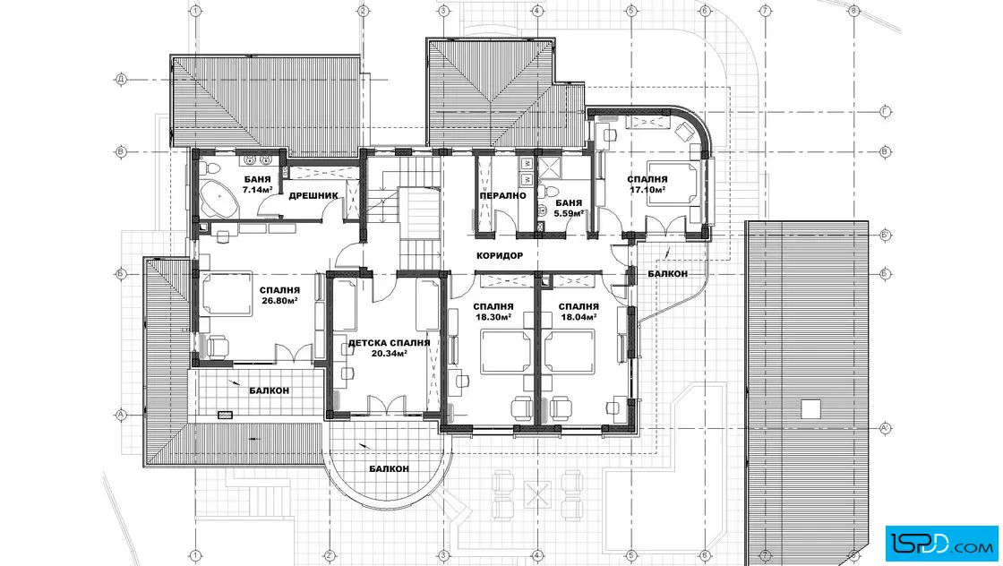 План на втори етаж