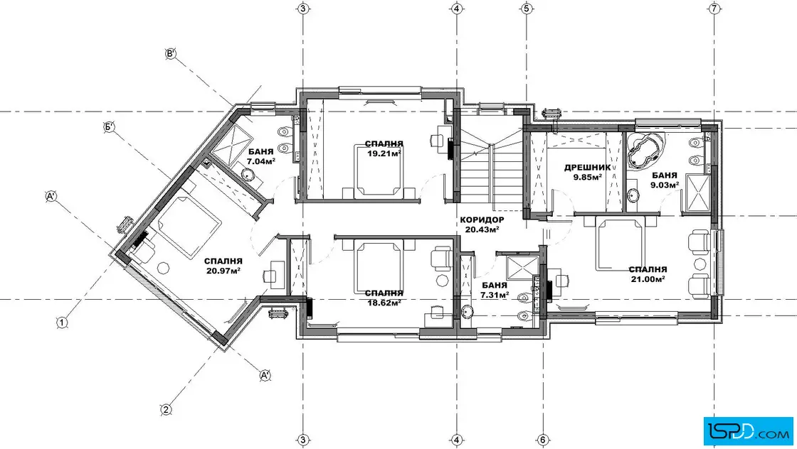 План на втори етаж