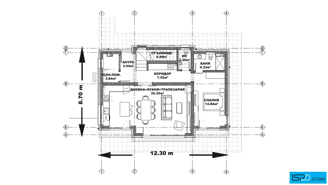 План на първи етаж