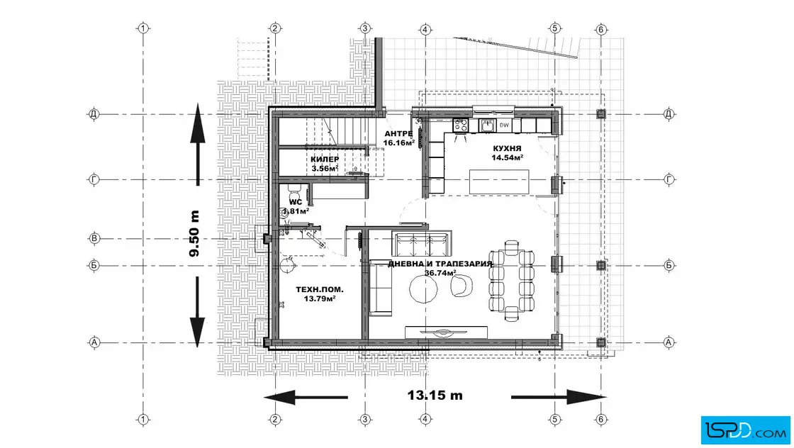 План на първи етаж