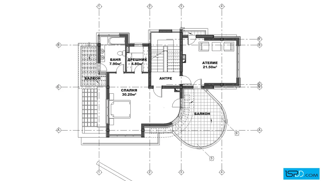 План на трети етаж