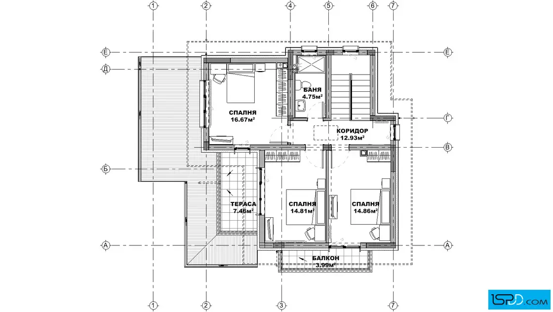 План на втори етаж