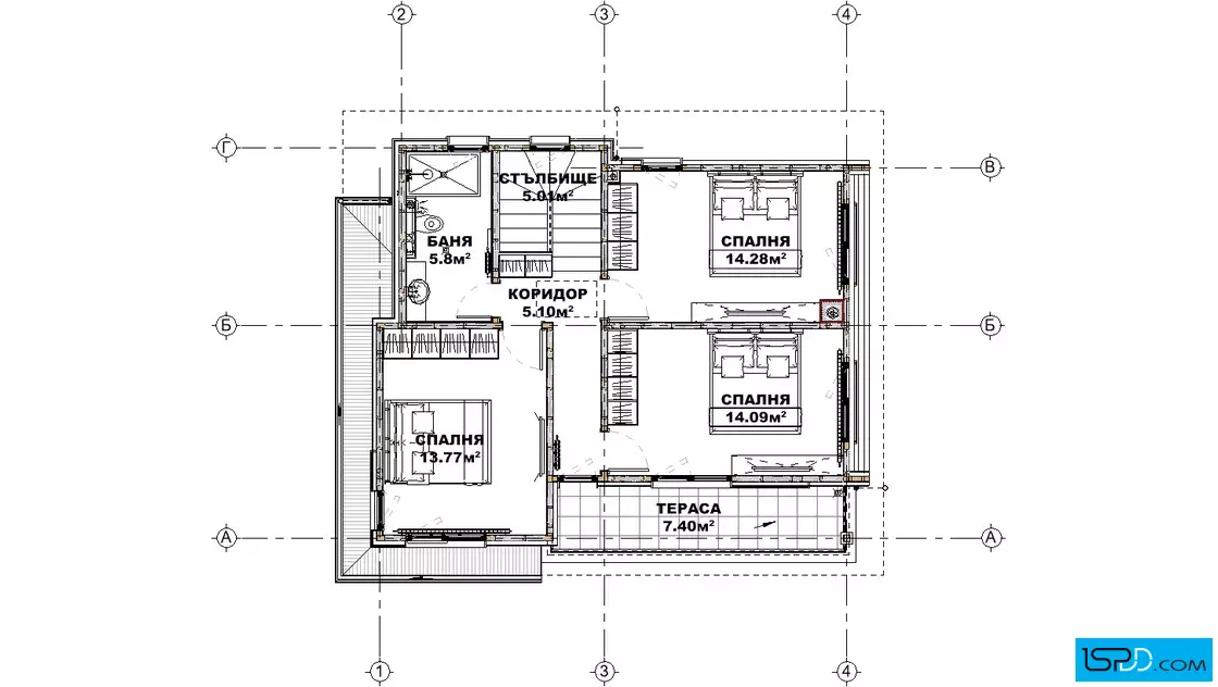 План на втори етаж