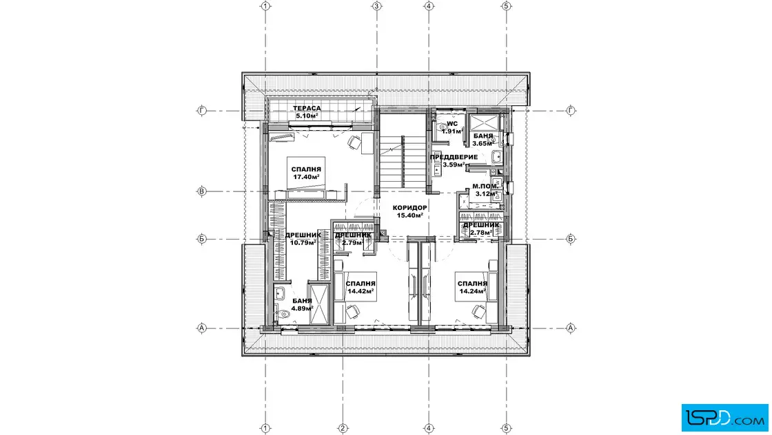 План на втори етаж